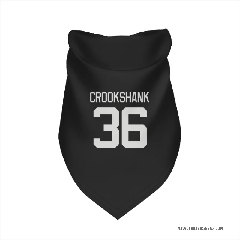Angus Crookshank  Black New Jersey Devils  Cat & Dog Pet Bandana