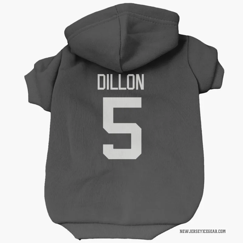 Brenden Dillon  Gray New Jersey Devils   Dark  Cat & Dog Pet Hoodie