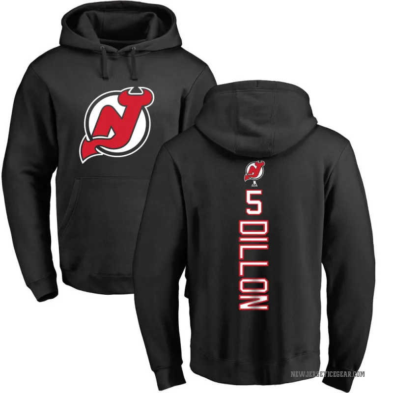 Brenden Dillon Men's Black New Jersey Devils Branded Backer Pullover Hoodie