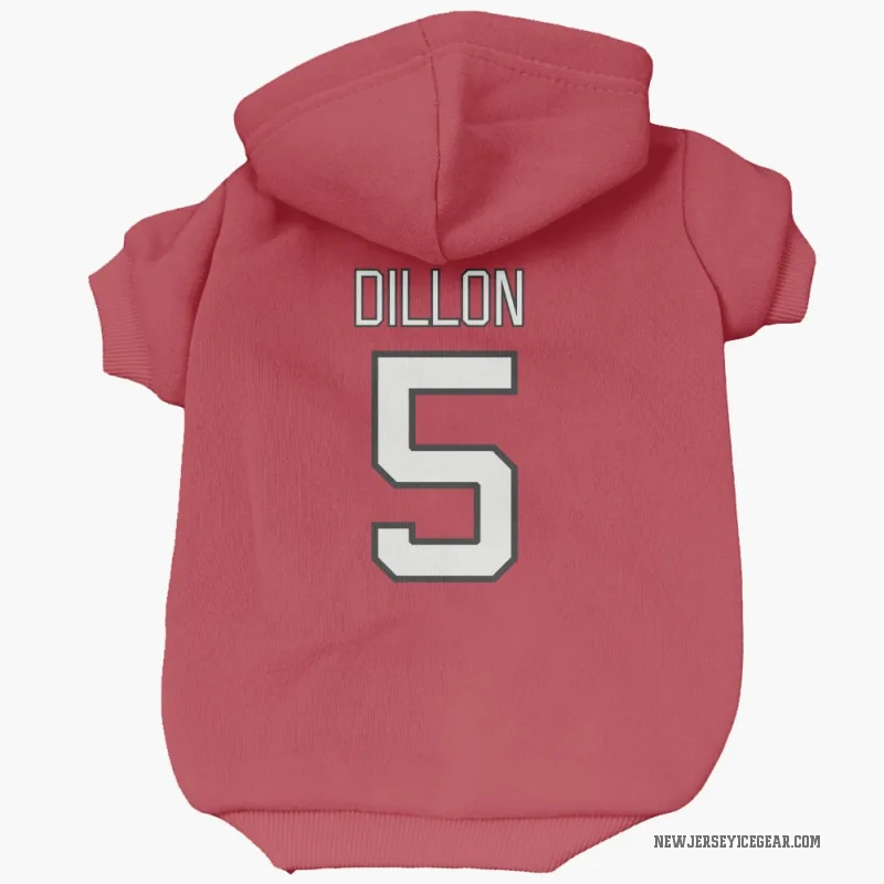 Brenden Dillon  Red New Jersey Devils  Cat & Dog Pet Hoodie