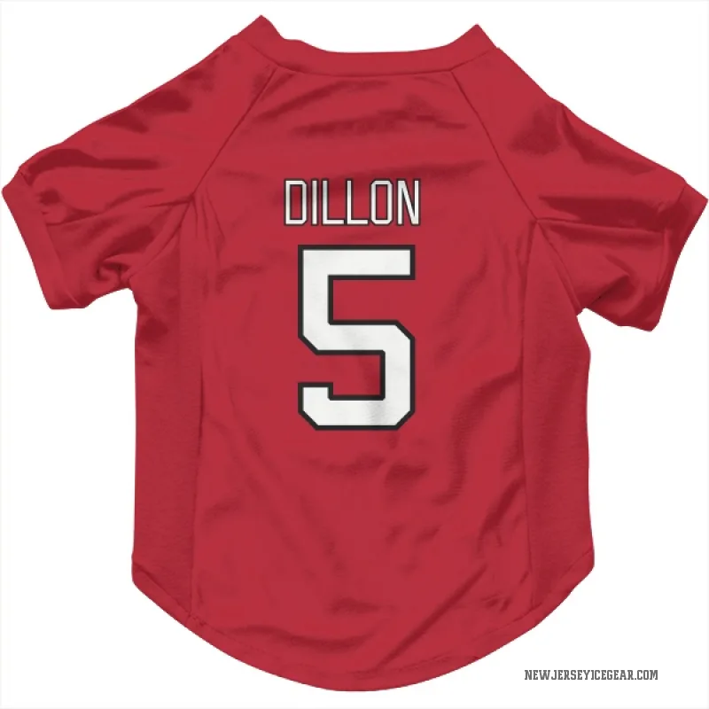 Brenden Dillon  Red New Jersey Devils  Cat & Dog Pet Jersey