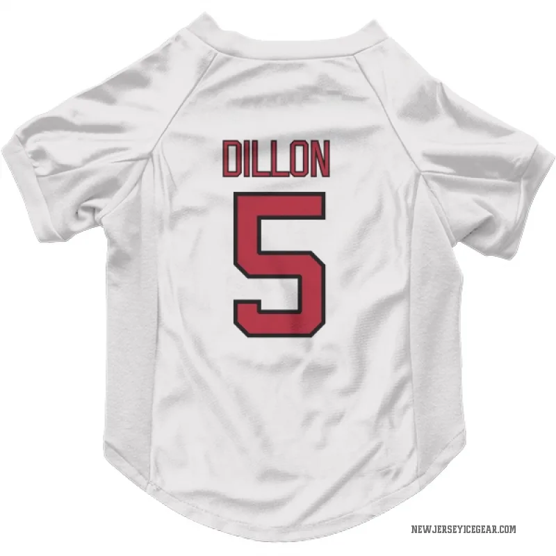 Brenden Dillon  White New Jersey Devils  Cat & Dog Pet Jersey