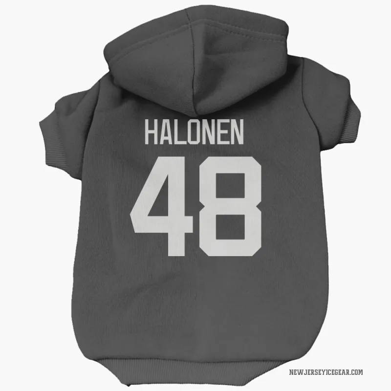 Brian Halonen  Black New Jersey Devils  Cat & Dog Pet Hoodie