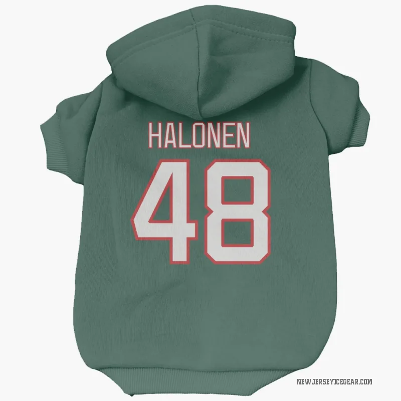 Brian Halonen  Green New Jersey Devils  Cat & Dog Pet Hoodie