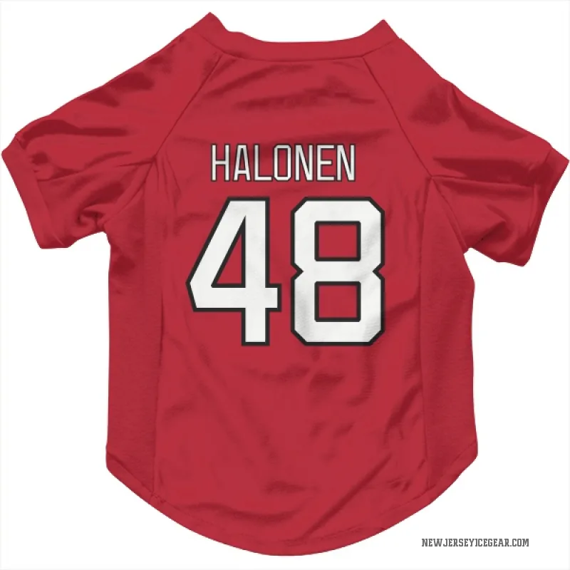 Brian Halonen  Red New Jersey Devils  Cat & Dog Pet Jersey