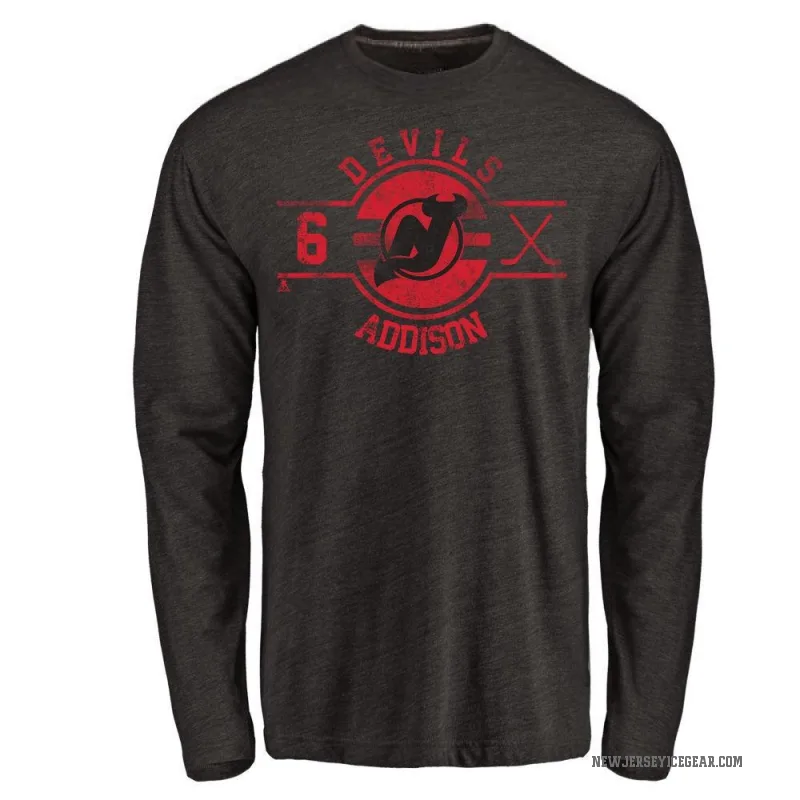 Calen Addison Youth Black New Jersey Devils Insignia Long Sleeve T-Shirt -