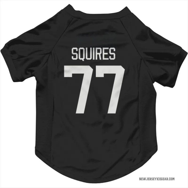 Cam Squires  Gray New Jersey Devils   Dark  Cat & Dog Pet Jersey