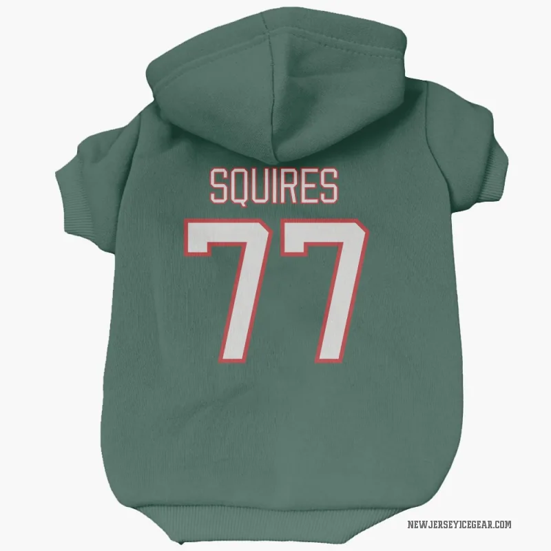 Cam Squires  Green New Jersey Devils  Cat & Dog Pet Hoodie