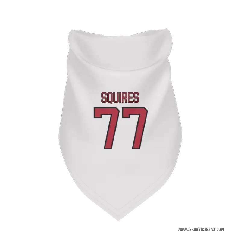 Cam Squires  White New Jersey Devils  Cat & Dog Pet Bandana