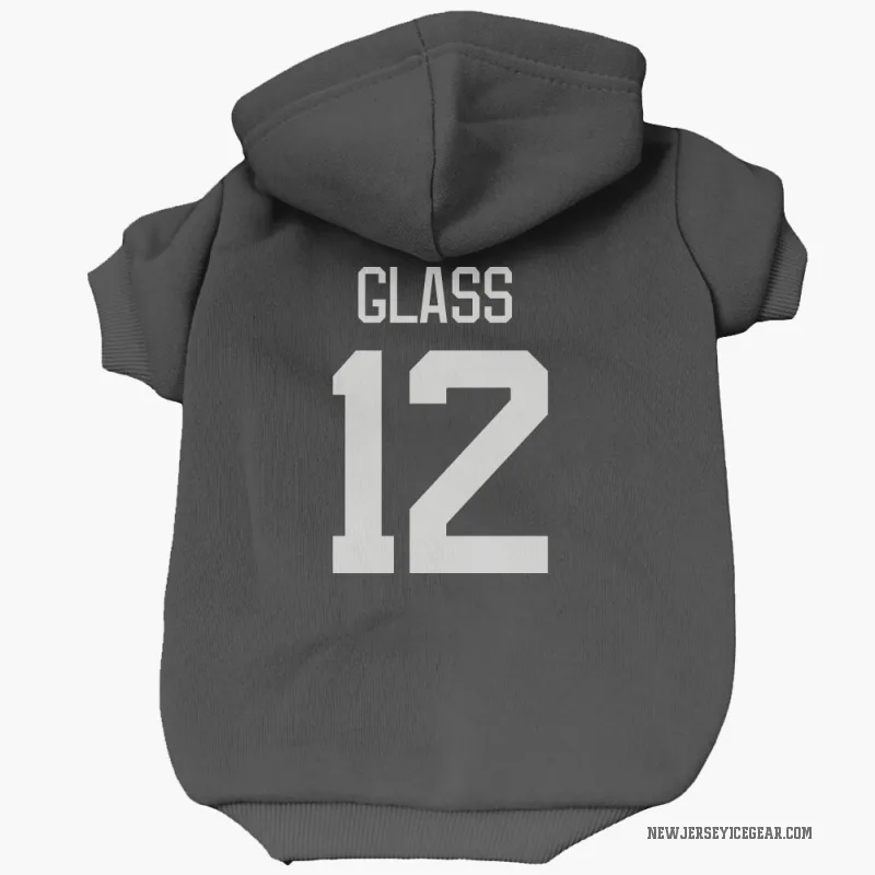 Cody Glass  Gray New Jersey Devils   Dark  Cat & Dog Pet Hoodie