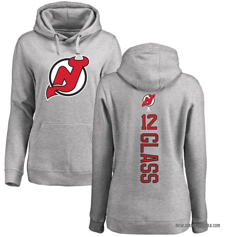 Cody Glass Women's New Jersey Devils Branded Ash Backer Pullover Hoodie