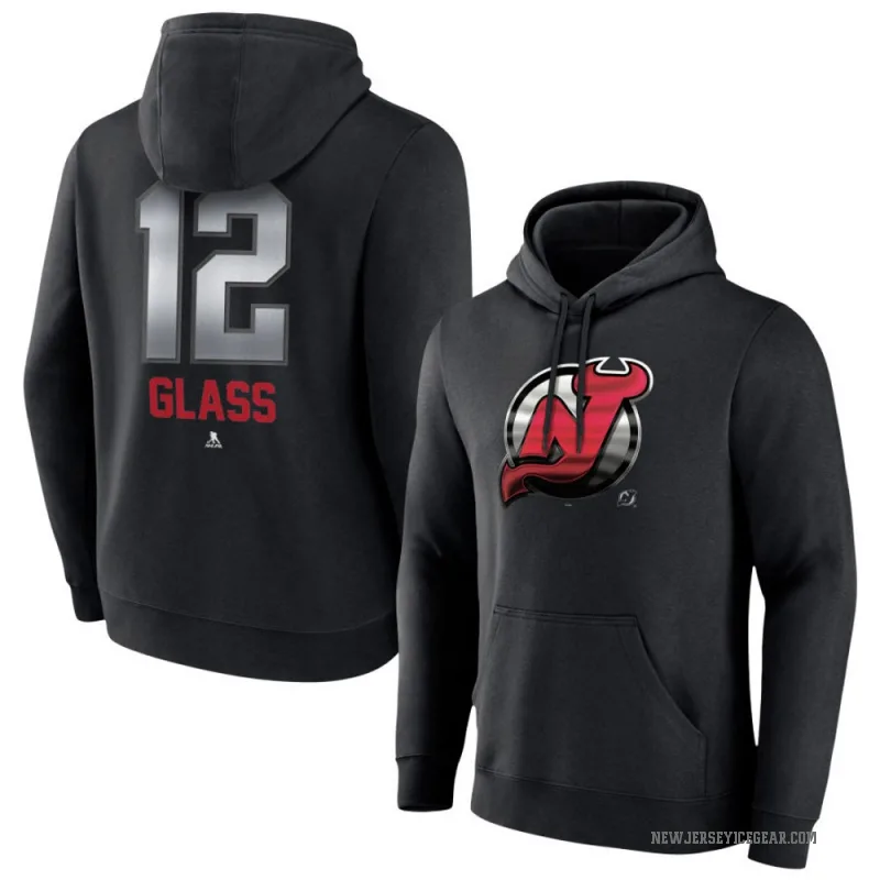 Cody Glass Youth Black New Jersey Devils Branded Midnight Mascot Logo Pullover Hoodie