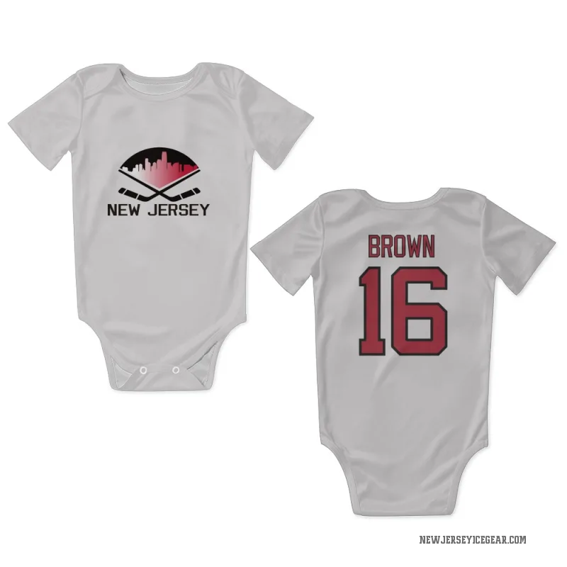 Connor Brown  White New Jersey Devils  Newborn & Infant Bodysuit