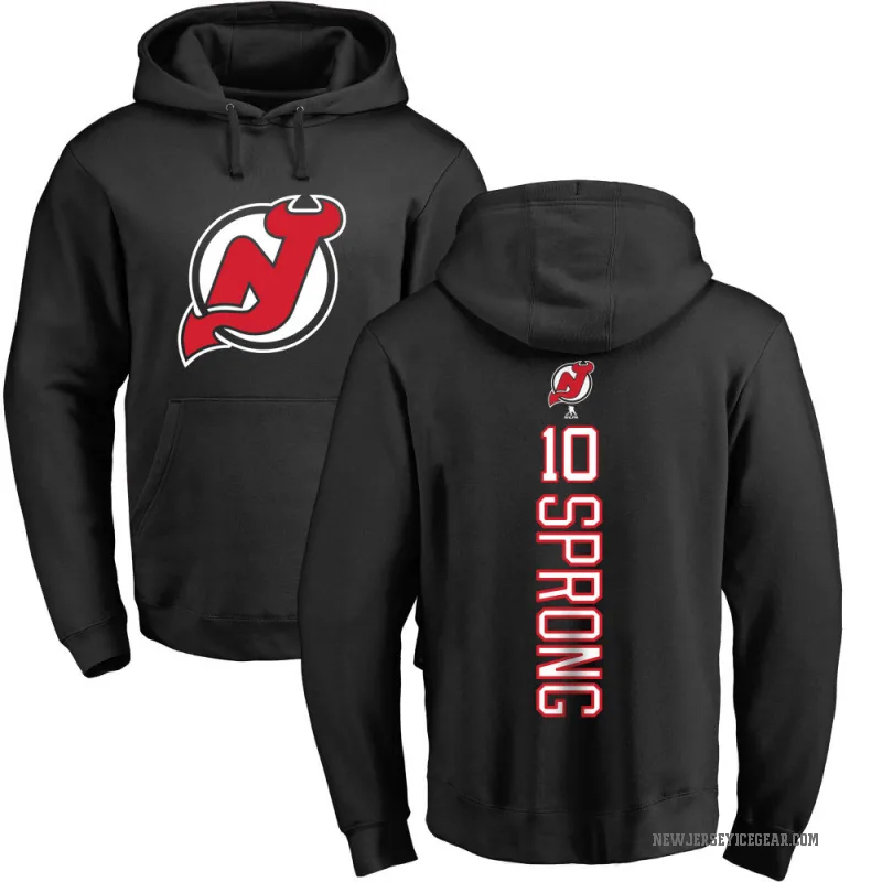 Daniel Sprong Youth Black New Jersey Devils Branded Backer Pullover Hoodie