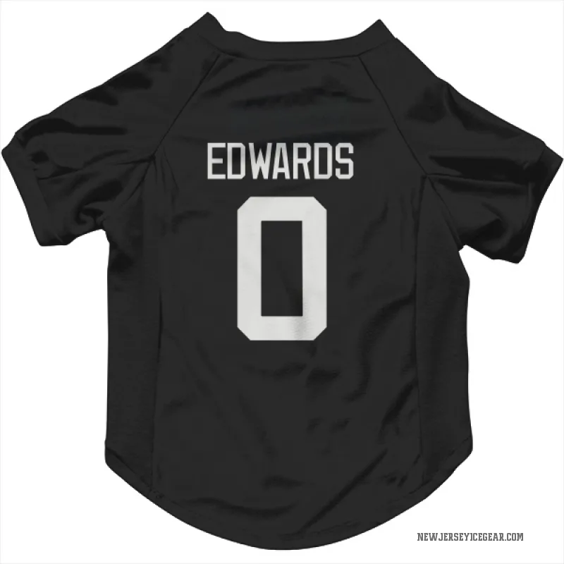 Ethan Edwards  Black New Jersey Devils  Cat & Dog Pet Jersey