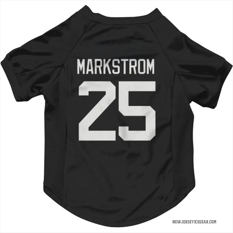 Jacob Markstrom  Black New Jersey Devils  Cat & Dog Pet Jersey