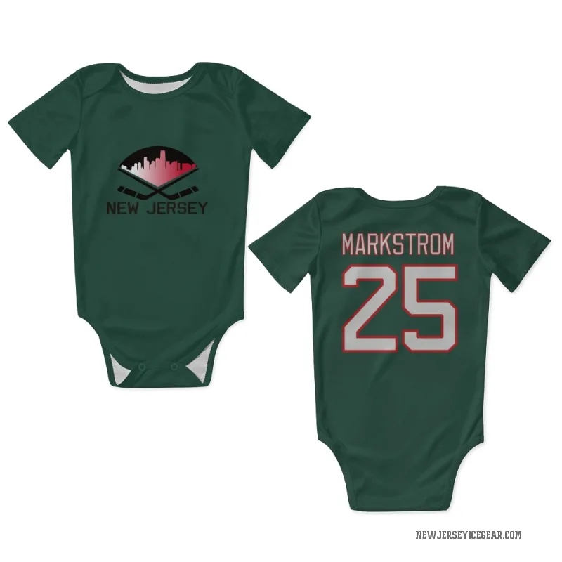 Jacob Markstrom  Green New Jersey Devils  Newborn & Infant Bodysuit
