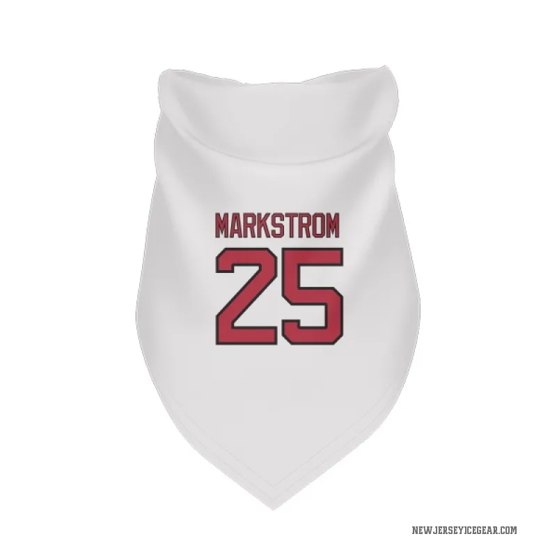 Jacob Markstrom  White New Jersey Devils  Cat & Dog Pet Bandana