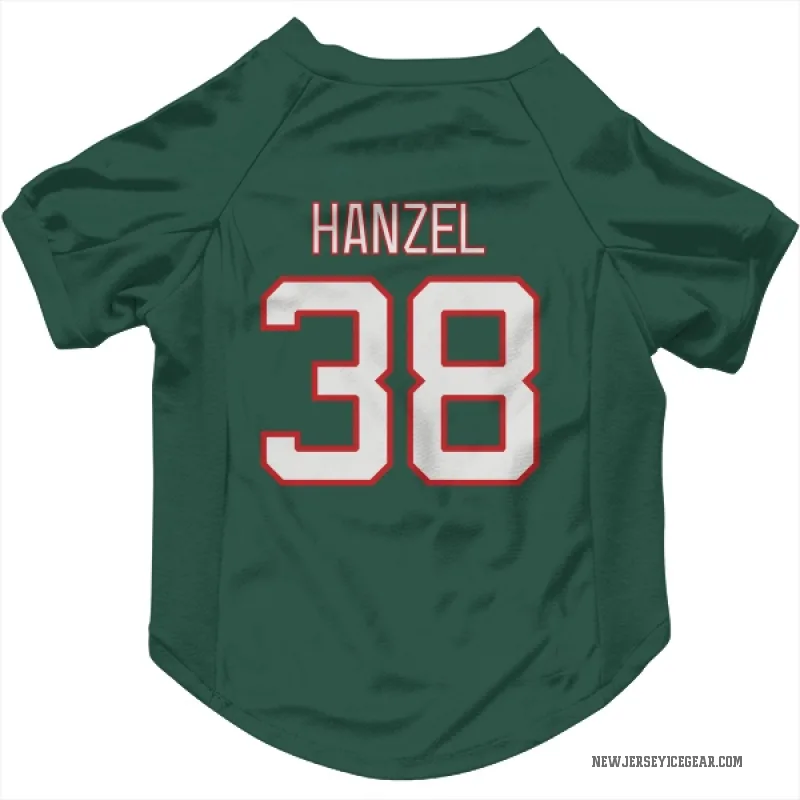 Jeremy Hanzel  Green New Jersey Devils  Cat & Dog Pet Jersey