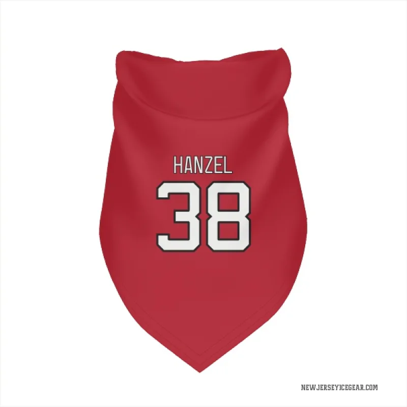 Jeremy Hanzel  Red New Jersey Devils  Cat & Dog Pet Bandana