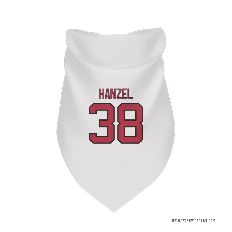Jeremy Hanzel  White New Jersey Devils  Cat & Dog Pet Bandana