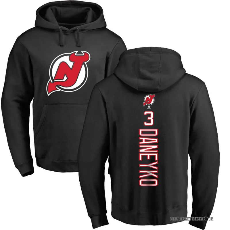 Ken Daneyko Men's Black New Jersey Devils Branded Backer Pullover Hoodie