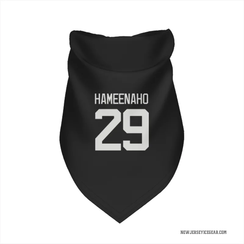 Lenni Hameenaho  Black New Jersey Devils  Cat & Dog Pet Bandana