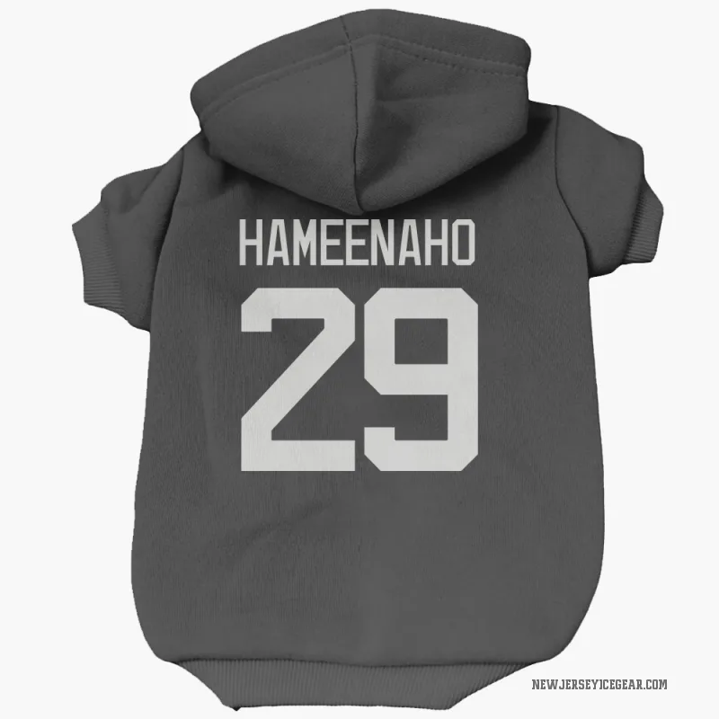 Lenni Hameenaho  Black New Jersey Devils  Cat & Dog Pet Hoodie