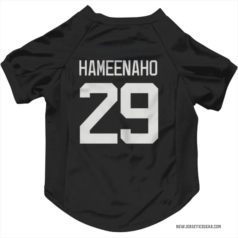 Lenni Hameenaho  Black New Jersey Devils  Cat & Dog Pet Jersey