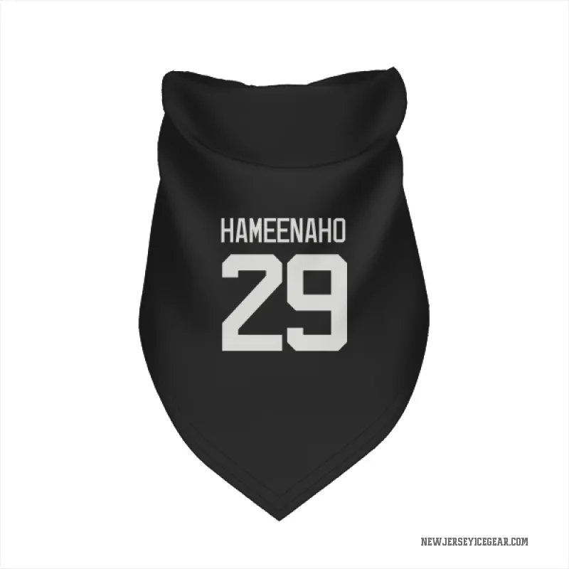 Lenni Hameenaho  Gray New Jersey Devils   Dark  Cat & Dog Pet Bandana
