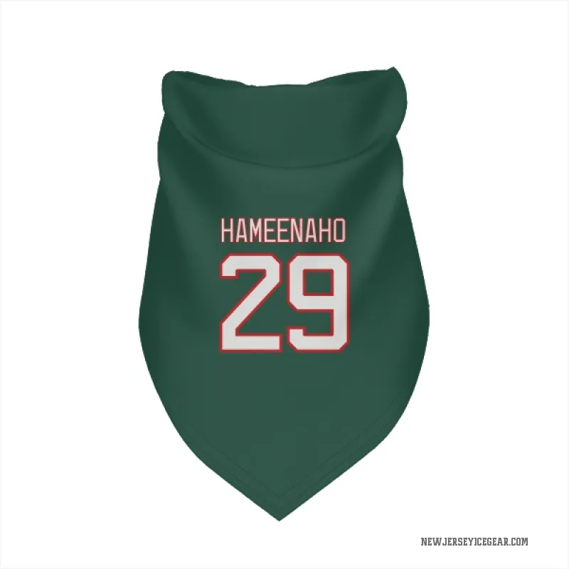 Lenni Hameenaho  Green New Jersey Devils  Cat & Dog Pet Bandana