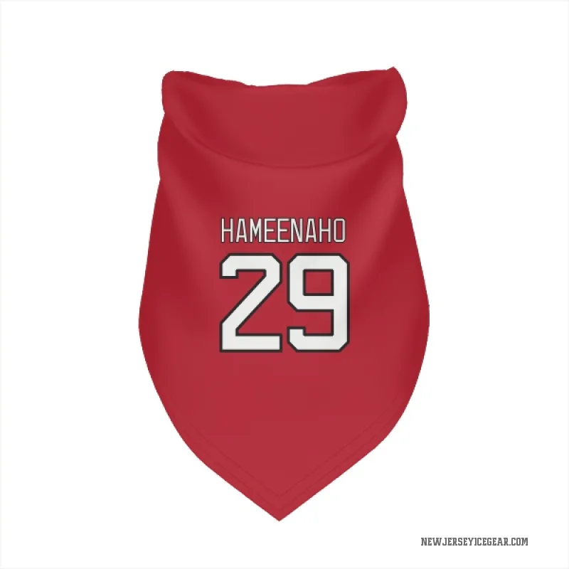 Lenni Hameenaho  Red New Jersey Devils  Cat & Dog Pet Bandana