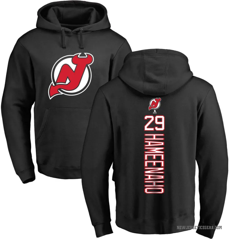 Lenni Hameenaho Youth Black New Jersey Devils Branded Backer Pullover Hoodie
