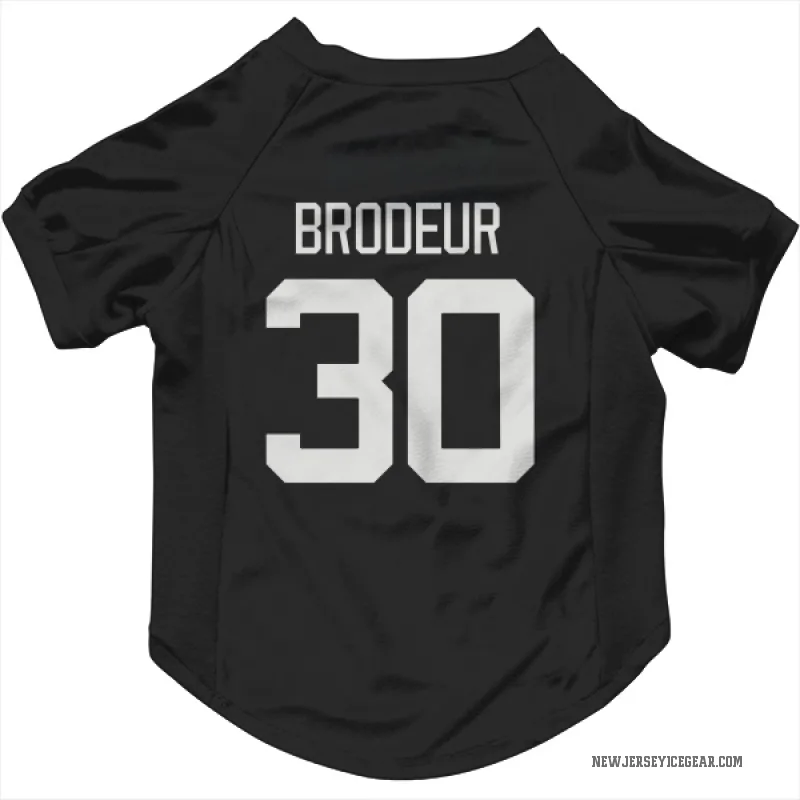 Martin Brodeur  Gray New Jersey Devils   Dark  Cat & Dog Pet Jersey