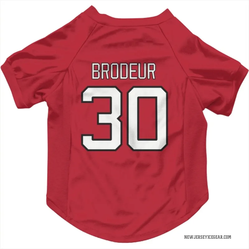 Martin Brodeur  Red New Jersey Devils  Cat & Dog Pet Jersey