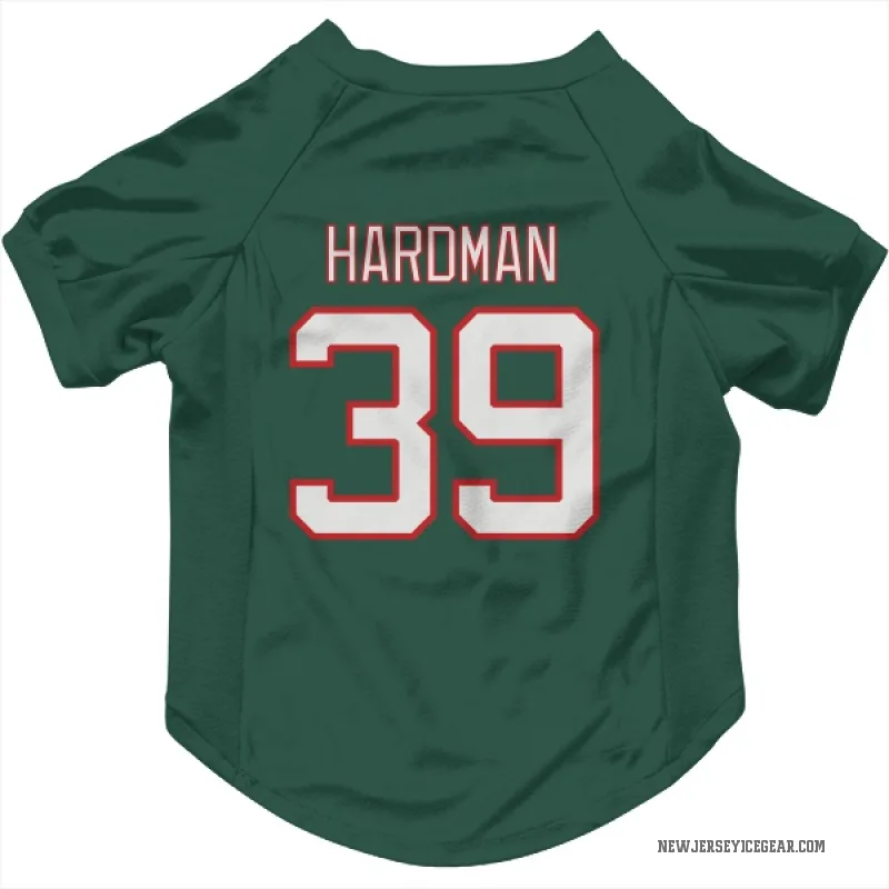 Mike Hardman  Green New Jersey Devils  Cat & Dog Pet Jersey