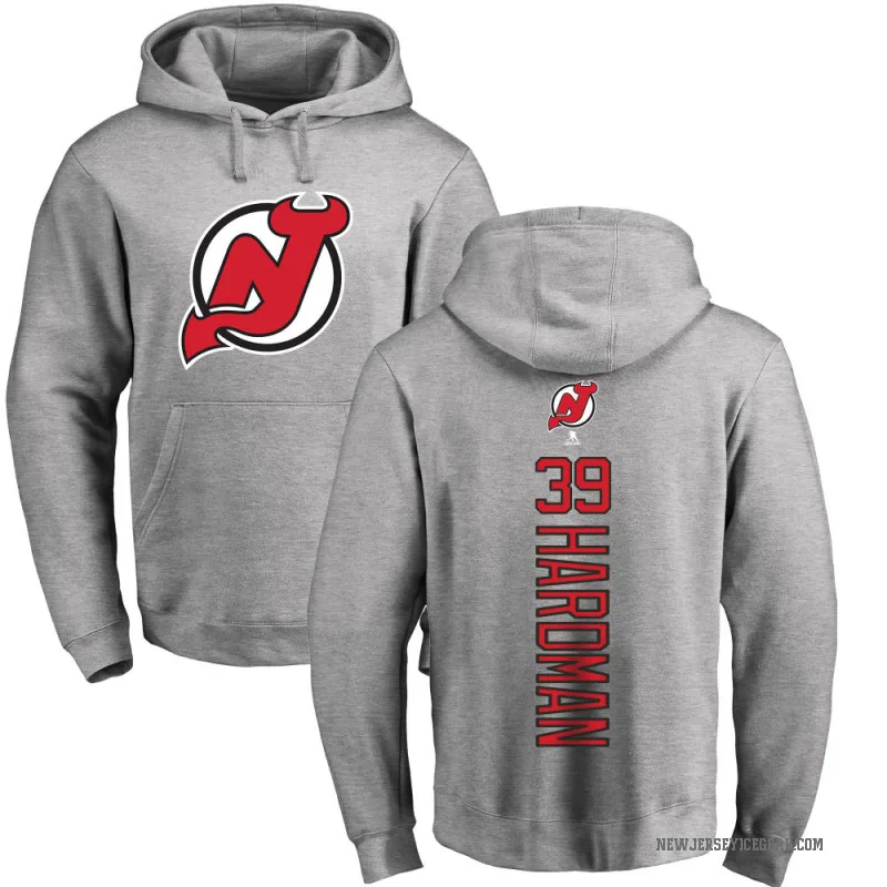 Mike Hardman Youth New Jersey Devils Branded Ash Backer Pullover Hoodie
