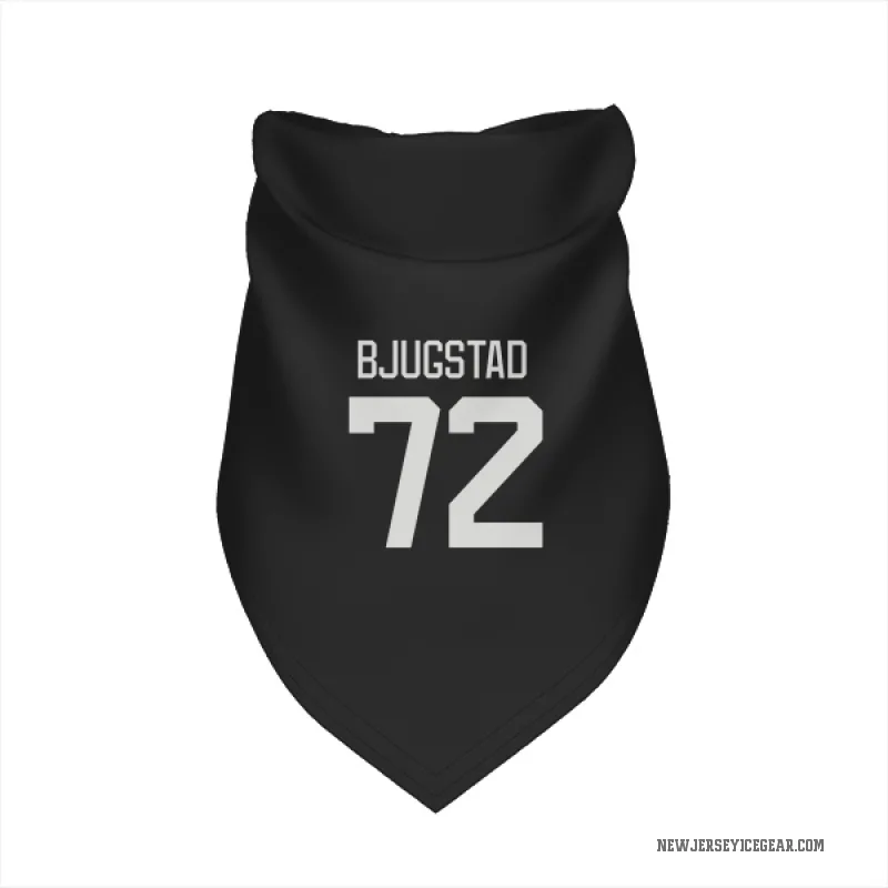 Nick Bjugstad Black New Jersey Devils Cat & Dog Pet Bandana