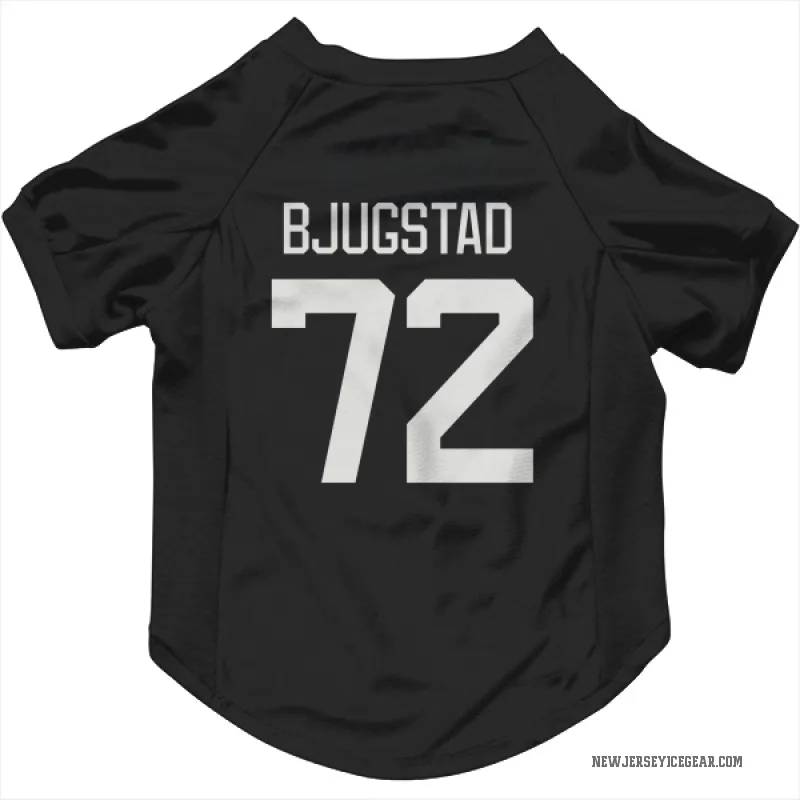 Nick Bjugstad Black New Jersey Devils Cat & Dog Pet Jersey