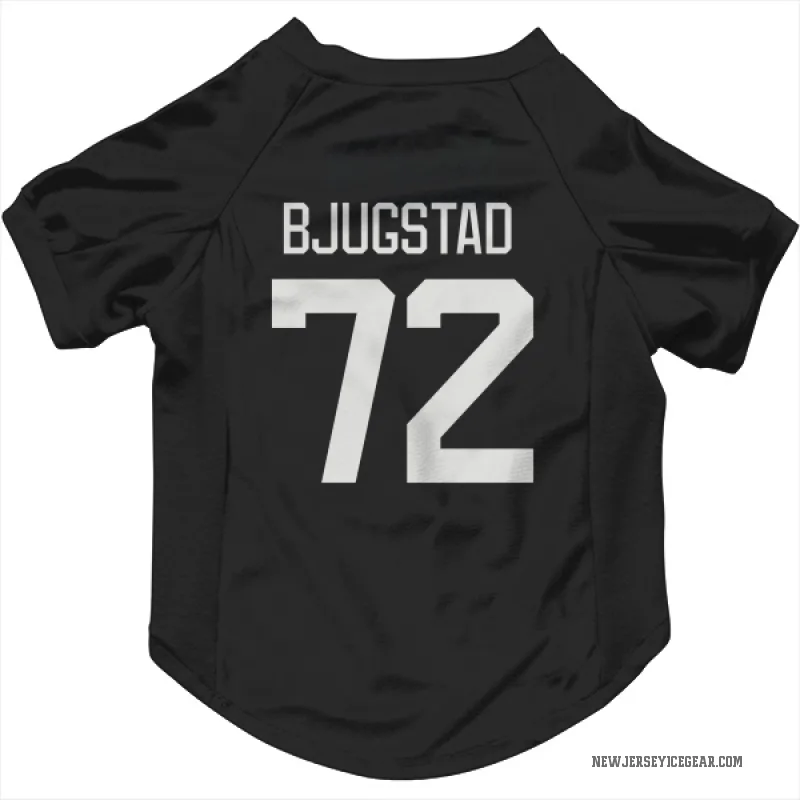 Nick Bjugstad Gray New Jersey Devils Dark Cat & Dog Pet Jersey