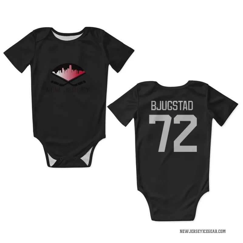 Nick Bjugstad Gray New Jersey Devils Dark Newborn & Infant Bodysuit