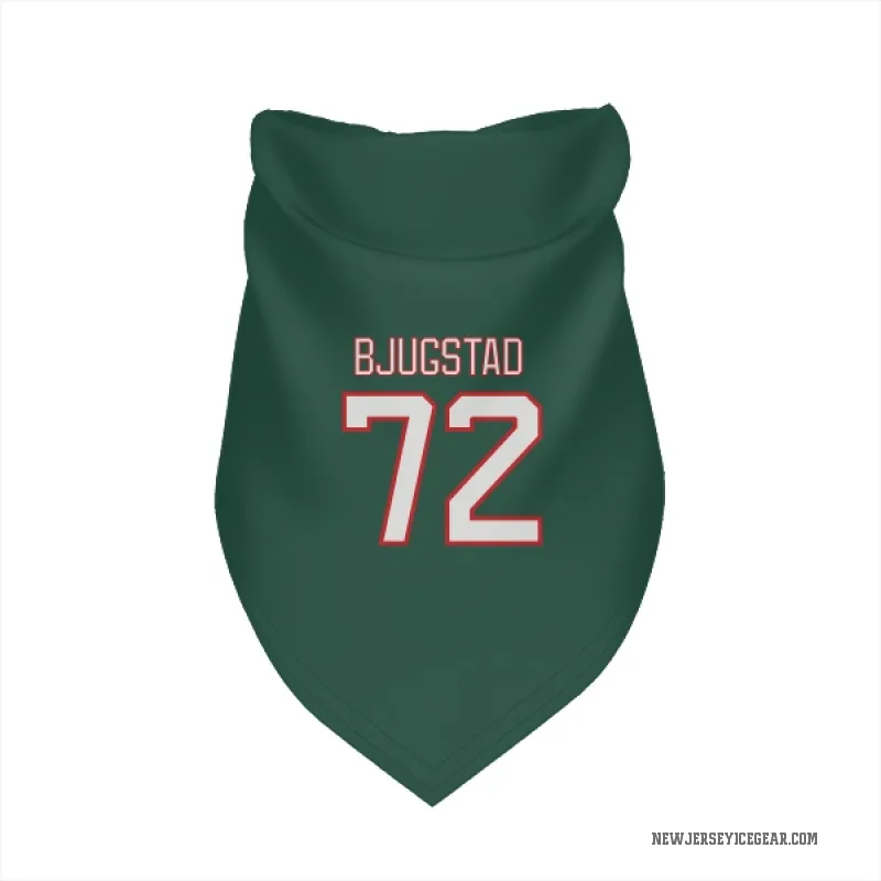 Nick Bjugstad  Green New Jersey Devils  Cat & Dog Pet Bandana