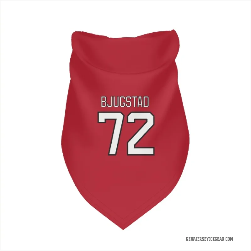Nick Bjugstad  Red New Jersey Devils  Cat & Dog Pet Bandana