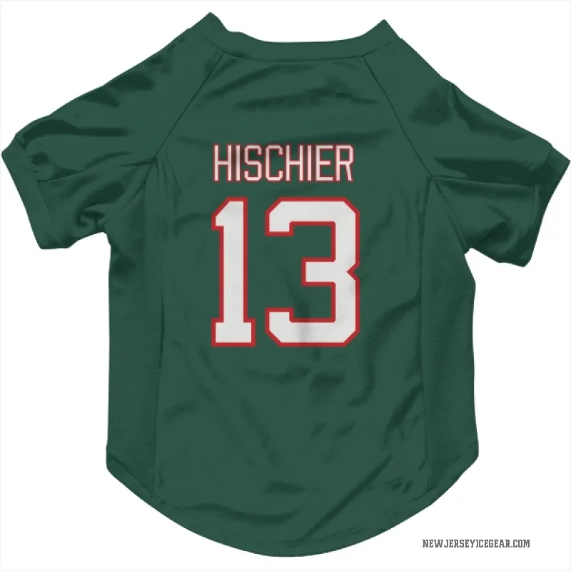 Nico Hischier Green New Jersey Devils Cat & Dog Pet Jersey