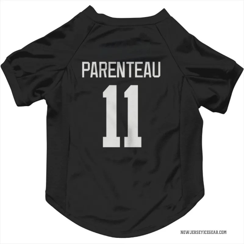 P. A. Parenteau  Black New Jersey Devils  Cat & Dog Pet Jersey