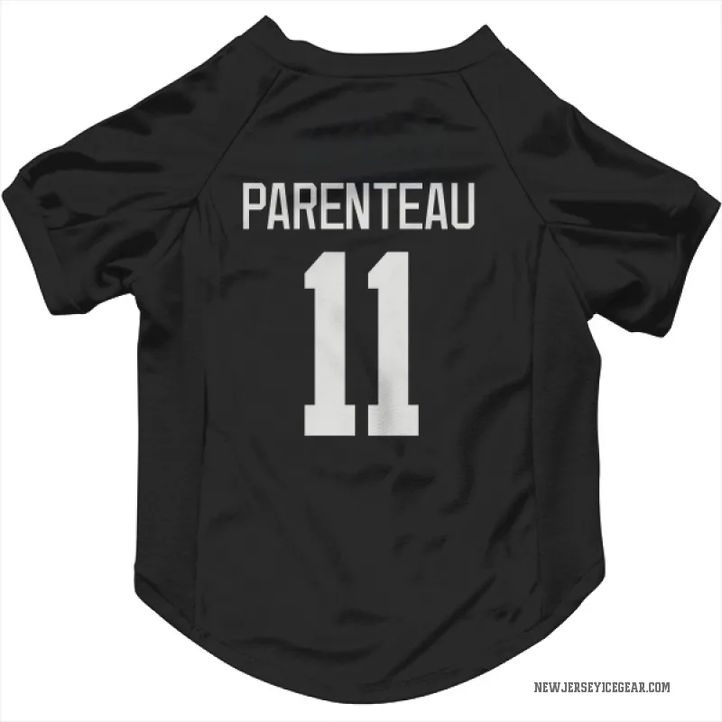 P. A. Parenteau  Gray New Jersey Devils   Dark  Cat & Dog Pet Jersey
