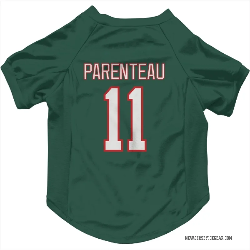 P. A. Parenteau  Green New Jersey Devils  Cat & Dog Pet Jersey