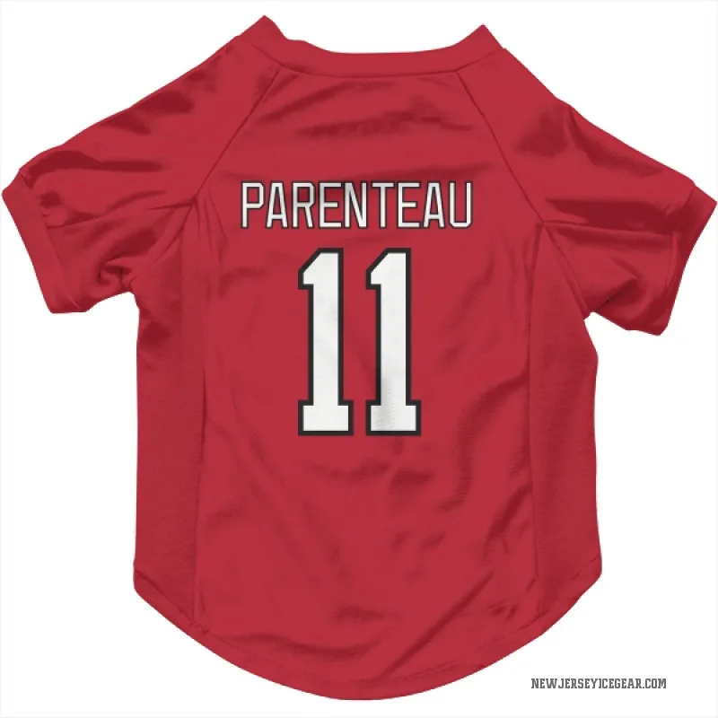 P. A. Parenteau  Red New Jersey Devils  Cat & Dog Pet Jersey