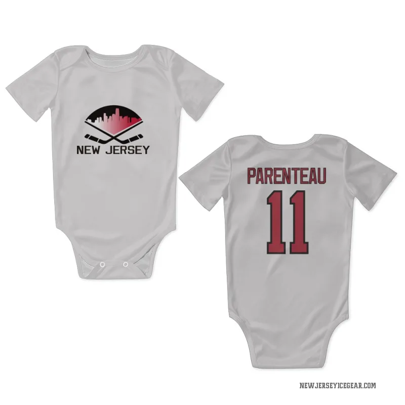 P. A. Parenteau  White New Jersey Devils  Newborn & Infant Bodysuit