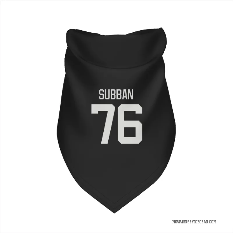 P.K. Subban  Black New Jersey Devils  Cat & Dog Pet Bandana